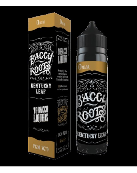 KENTUCKY LEAF E LIQUID BY BACCY ROOTS - DOOZY VAPE 50ML 70VG