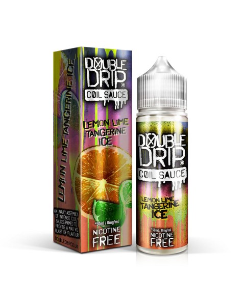 LEMON LIME TANGERINE ICE E LIQUID BY DOUBLE DRIP 50ML 80VG