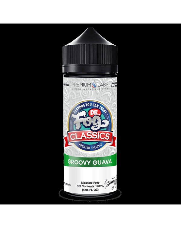 GROOVY GUAVA CLASSICS E LIQUID BY DR FOG 100ML 75V...