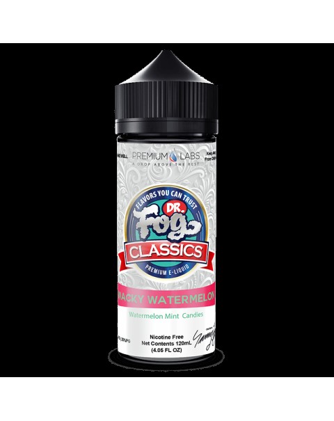 WACKY WATERMELON CLASSICS E LIQUID BY DR FOG 100ML 75VG