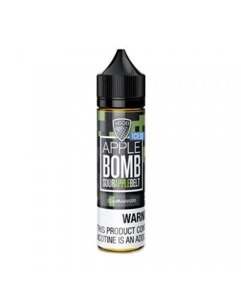 APPLE BOMB ICED E LIQUID BY VGOD 50ML 70VG