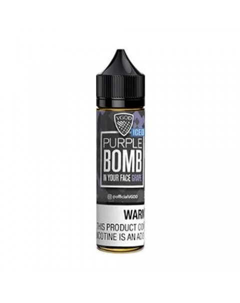 PURPLE BOMB ICED E LIQUID BY VGOD 50ML 70VG