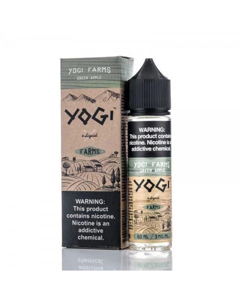 GREEN APPLE E LIQUID BY YOGI FARMS 50ML 70VG