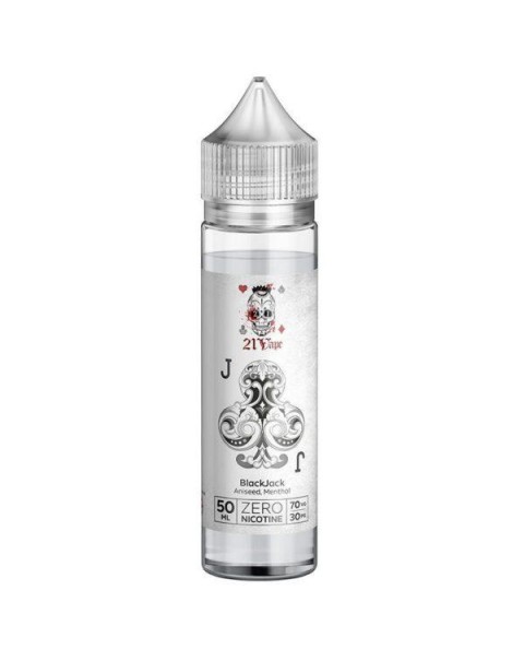 BLACKJACK E LIQUID BY 21 VAPE 50ML 70VG