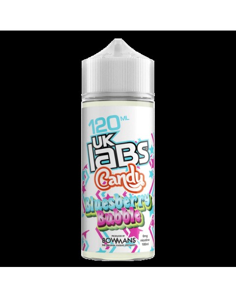 BLUESBERRY BUBBLE E LIQUID BY UK LABS - CANDY 100ML 70VG