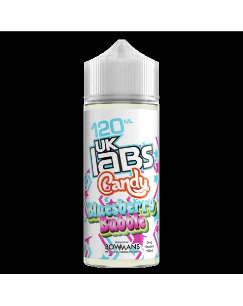 BLUESBERRY BUBBLE E LIQUID BY UK LABS - CANDY 100ML 70VG