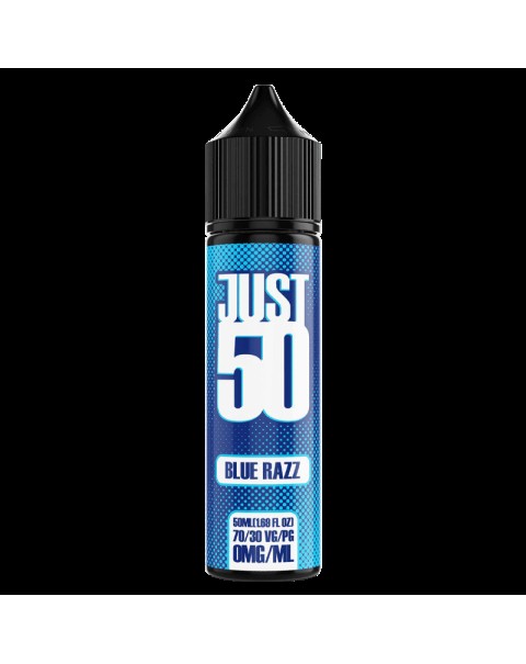 BLUE RAZZ E LIQUID BY JUST 50 50ML 70VG