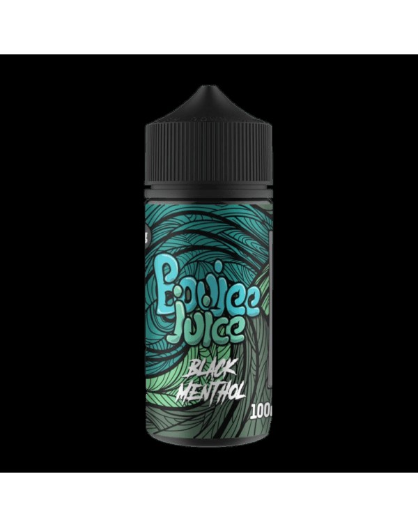 BLACK MENTHOL E LIQUID BY BOUJEE JUICE 100ML 70VG