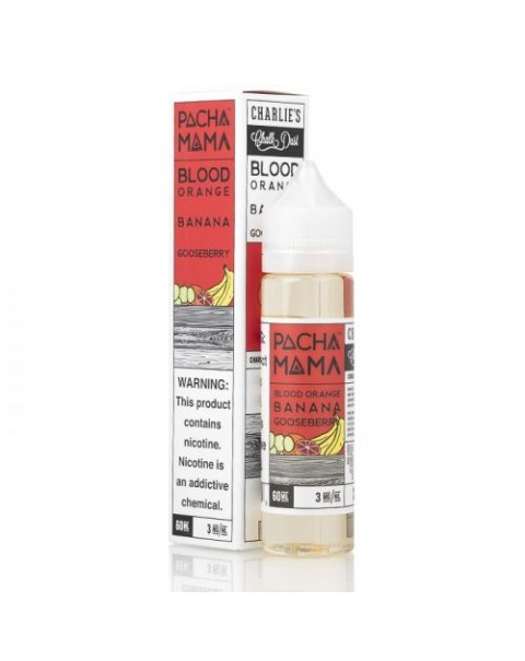 BLOOD ORANGE, BANANA, GOOSEBERRY E LIQUID BY PACHA MAMA 50ML 70VG