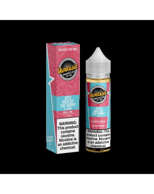 MILK OF THE POPPY ICED E LIQUID BY VAPETASIA 50ML ...