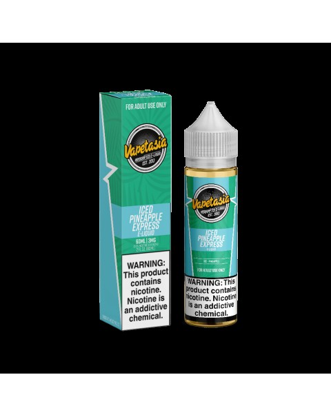 PINEAPPLE EXPRESS ICED E LIQUID BY VAPETASIA 50ML 70VG