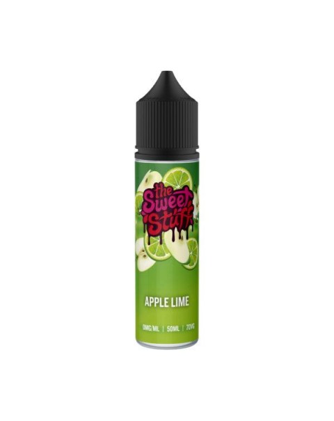 APPLE LIME E LIQUID BY THE SWEET STUFF 50ML 70VG