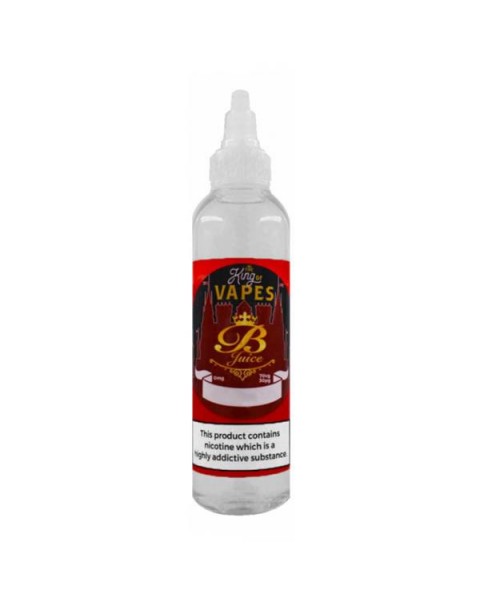 GRAPE, RASPBERRY & BLACKCURRANT E LIQUID BY THE KING OF VAPES - B JUICE 100ML 70VG