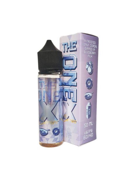 FROSTED DONUT CEREAL IN BLUEBERRY MILK - THE ONE X SERIES E LIQUID BY BEARD VAPE CO 50ML 70VG