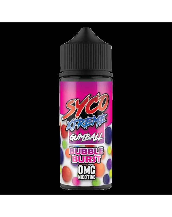 BUBBLE BURST E LIQUID BY SYCO XTREME GUMBALL 100ML...