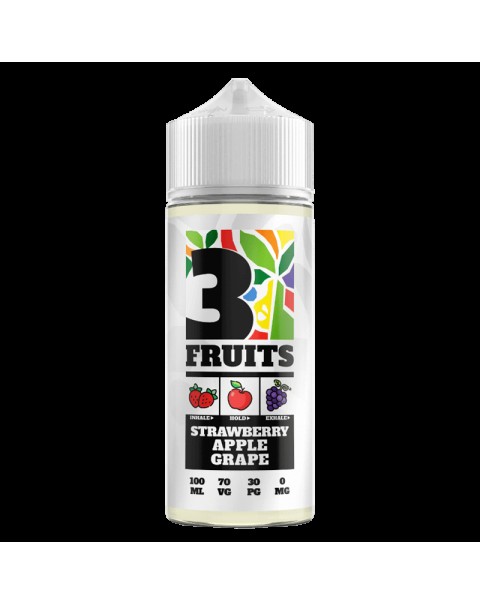 STRAWBERRY APPLE GRAPE E LIQUID BY 3 FRUITS 100ML 70VG