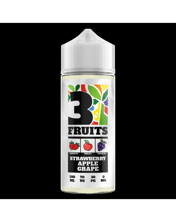 STRAWBERRY APPLE GRAPE E LIQUID BY 3 FRUITS 100ML ...