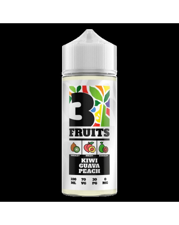 KIWI GUAVA PEACH E LIQUID BY 3 FRUITS 100ML 70VG