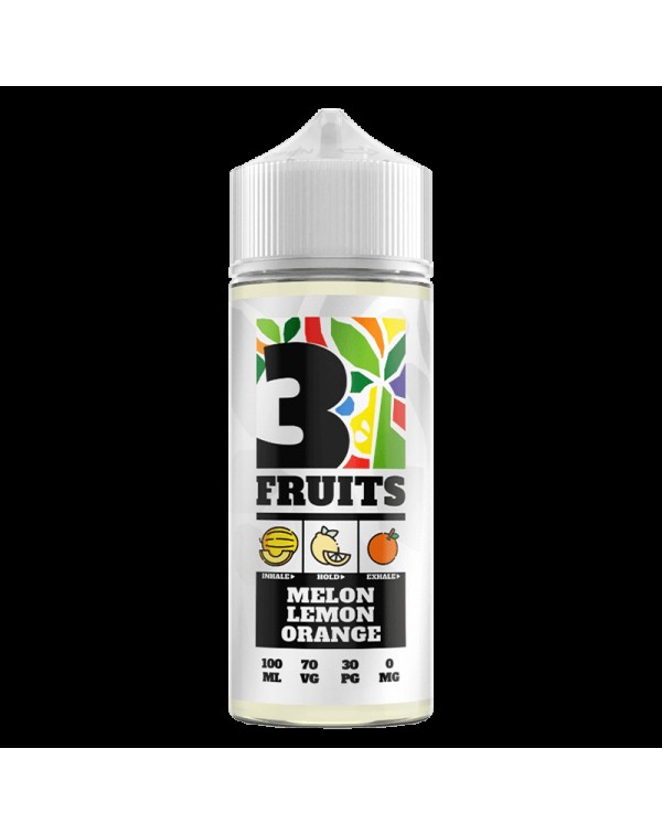 MELON LEMON ORANGE E LIQUID BY 3 FRUITS 100ML 70VG