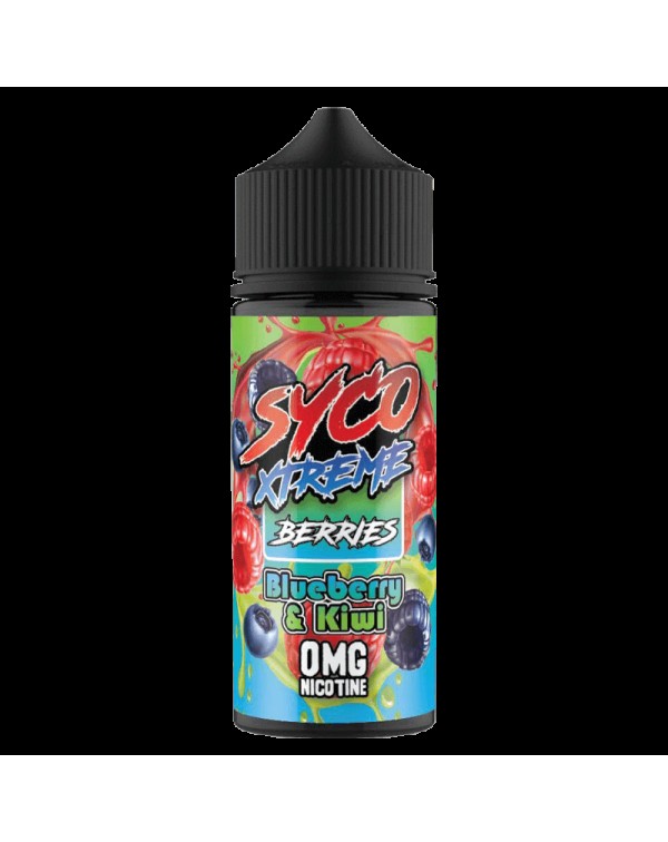 BLUEBERRY KIWI E LIQUID BY SYCO XTREME BERRIES 100...