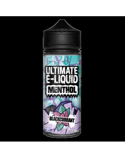 BLACKCRRUANT E LIQUID BY ULTIMATE E-LIQUID - MENTHOL 100ML 70VG