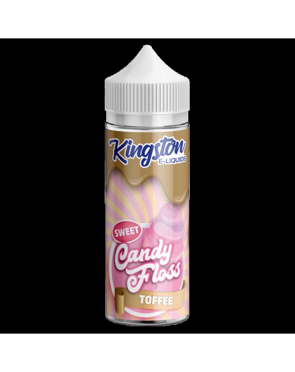 TOFFEE E LIQUID KINGSTON CANDY FLOSS 100ML 70VG