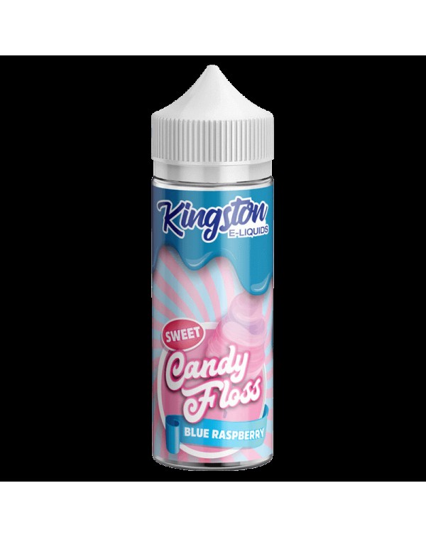 BLUE RASPBERRY E LIQUID KINGSTON CANDY FLOSS 100ML...