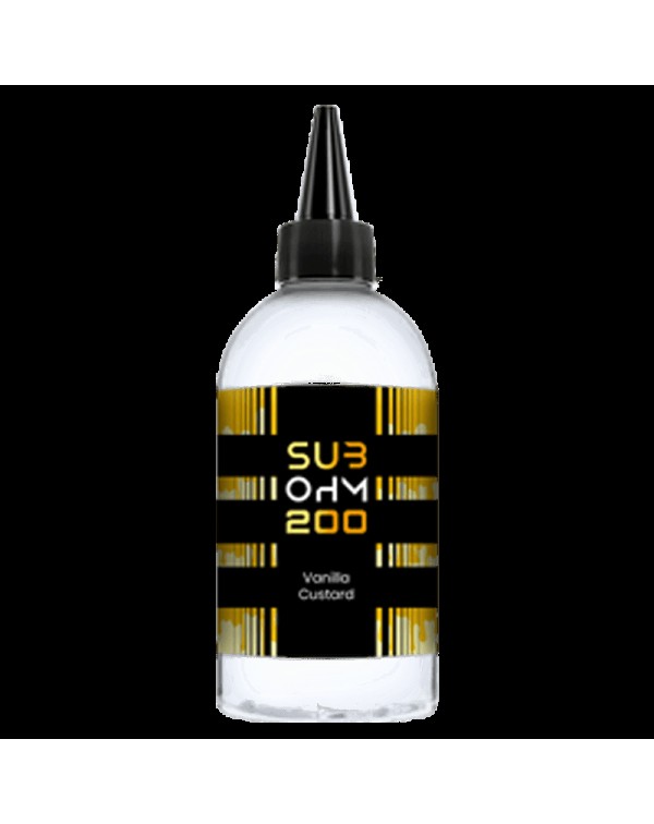 VANILLA CUSTARD E LIQUID BY SUB OHM 200 200ML 70VG