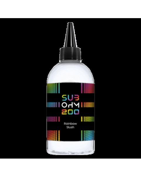 RAINBOW SLUSH E LIQUID BY SUB OHM 200 200ML 70VG