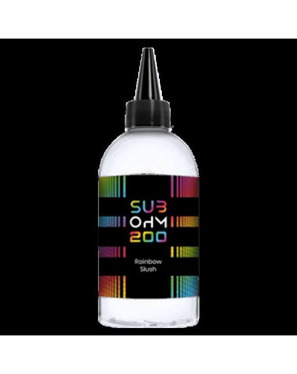 RAINBOW SLUSH E LIQUID BY SUB OHM 200 200ML 70VG