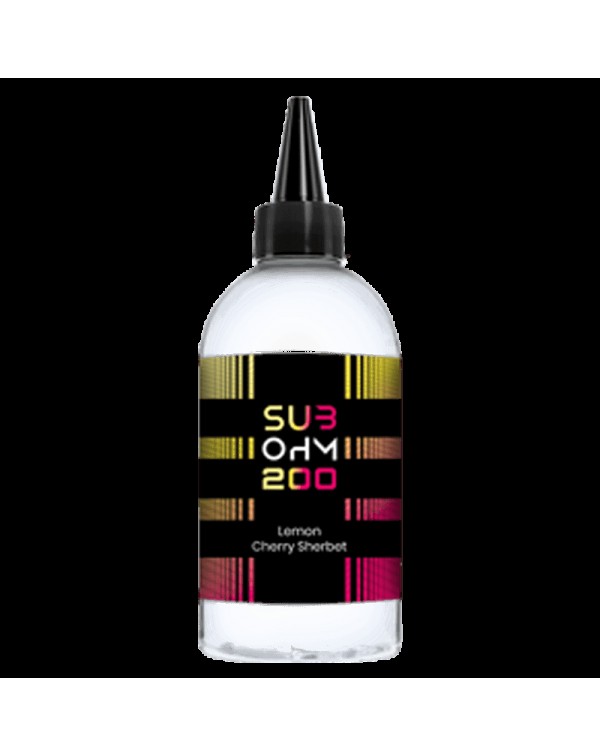 LEMON CHERRY SHERBET E LIQUID BY SUB OHM 200 200ML...