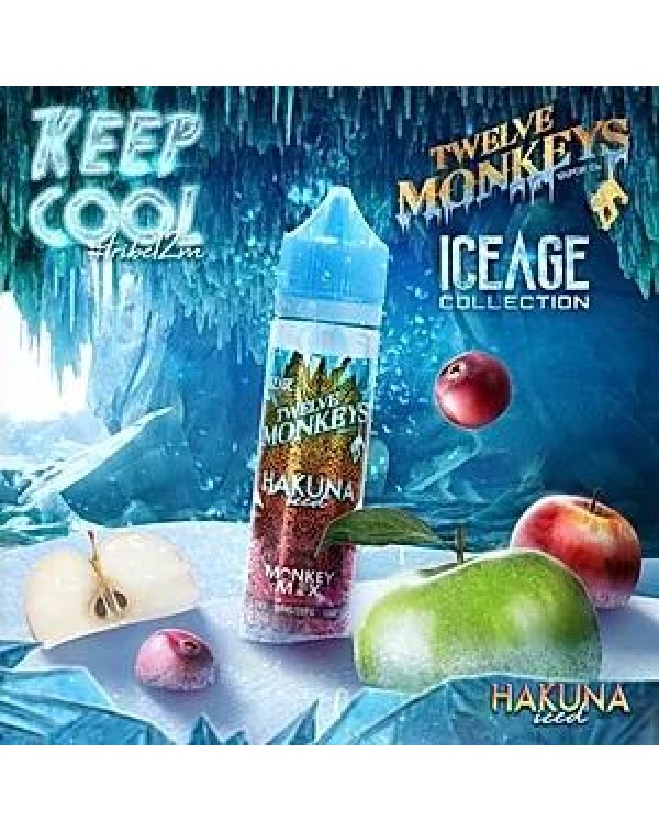 HAKUNA ICED E LIQUID BY 12 MONKEYS 50ML 65VG