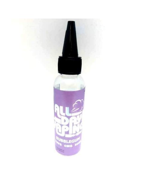 BUBBLEGUM E LIQUID BY ALL DAY VAPING 50ML 70VG