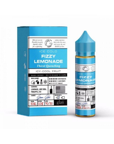 FIZZY LEMONADE E LIQUID BY GLAS BASIX 50ML 70VG