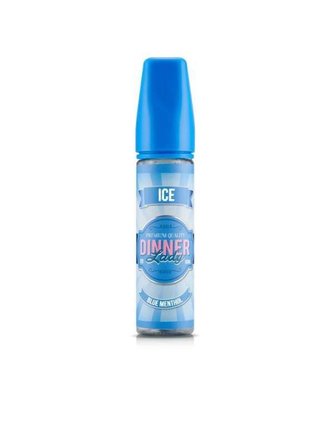 BLUE MENTHOL ICE E LIQUID BY DINNER LADY - ICE 50ML 70VG