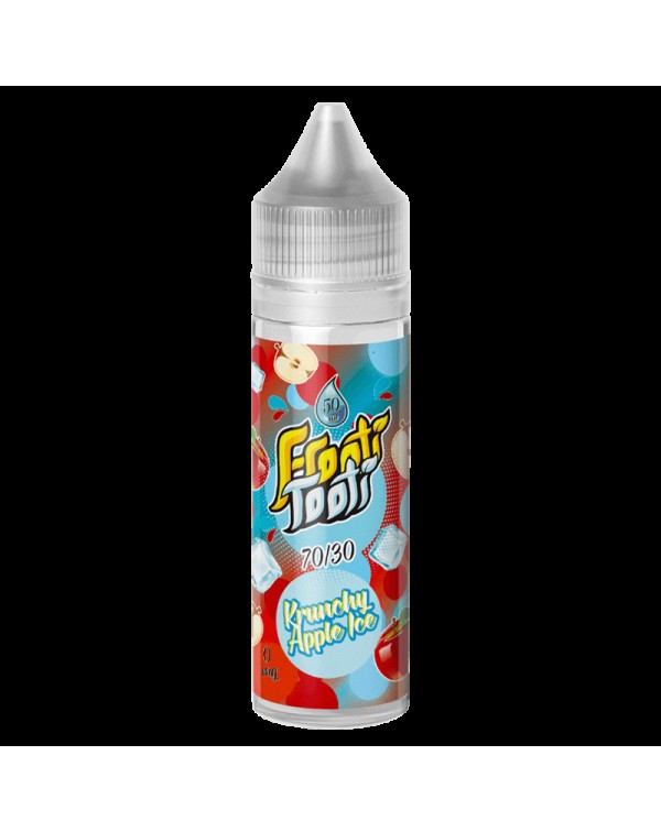 KRUNCHY APPLE ICE E LIQUID BY FROOTI TOOTI 50ML 70...