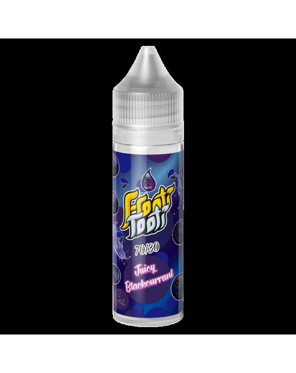 JUICY BLACKCURRANT E LIQUID BY FROOTI TOOTI 50ML 7...