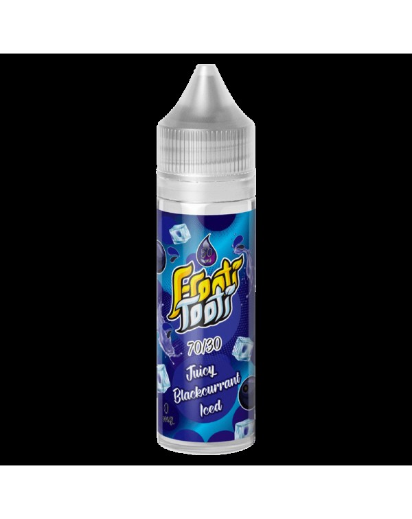 JUICY BLACKCURRANT ICE E LIQUID BY FROOTI TOOTI 50...