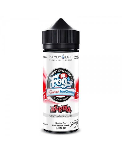 ALPHA FAMOUS ICECREAM E LIQUID BY DR FOG 100ML 75VG