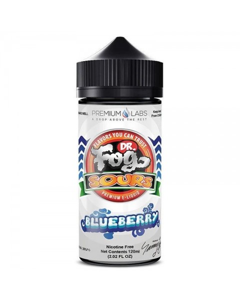 BLUEBERRY SOURS E LIQUID BY DR FOG 100ML 75VG