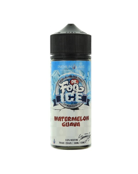 WATERMELON GUAVA ICE E LIQUID BY DR FOG 100ML 75VG