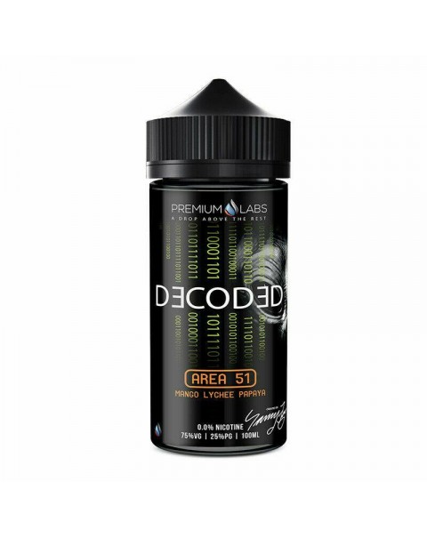 AREA 51 E LIQUID BY DECODED - PREMIUM LABS 100ML 75VG