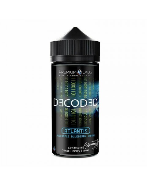 ATLANTIS E LIQUID BY DECODED - PREMIUM LABS 100ML 75VG