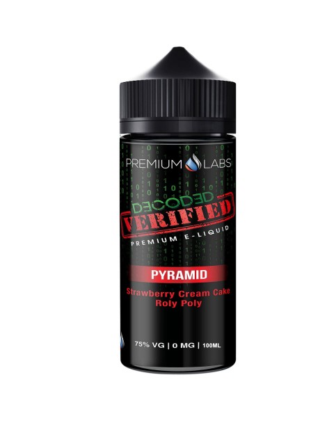 PYRAMID E LIQUID BY DECODED VERIFIED - PREMIUM LABS 100ML 75VG