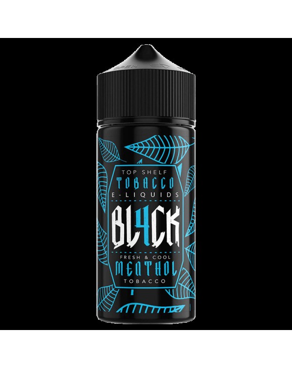 MENTHOL TOBACCO E LIQUID BY BL4CK 100ML 70VG