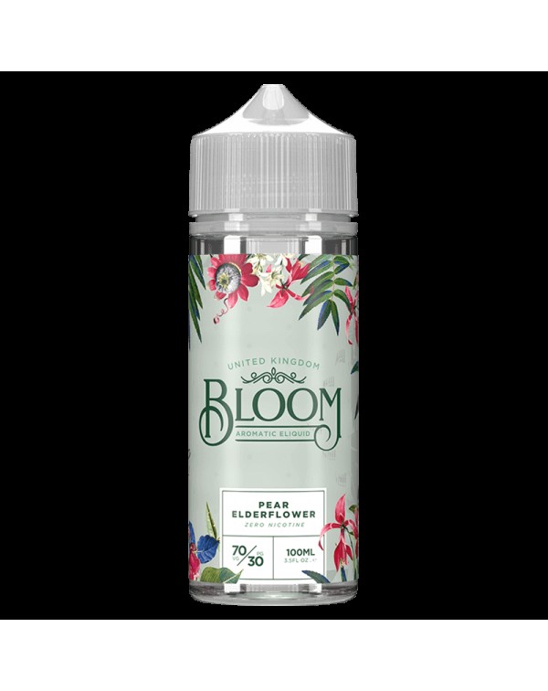 PEAR ELDERFLOWER E LIQUID BY BLOOM 100ML 70VG