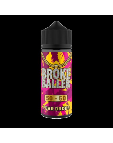 PEAR DROPS E LIQUID BY BROKE BALLER 100ML 50VG