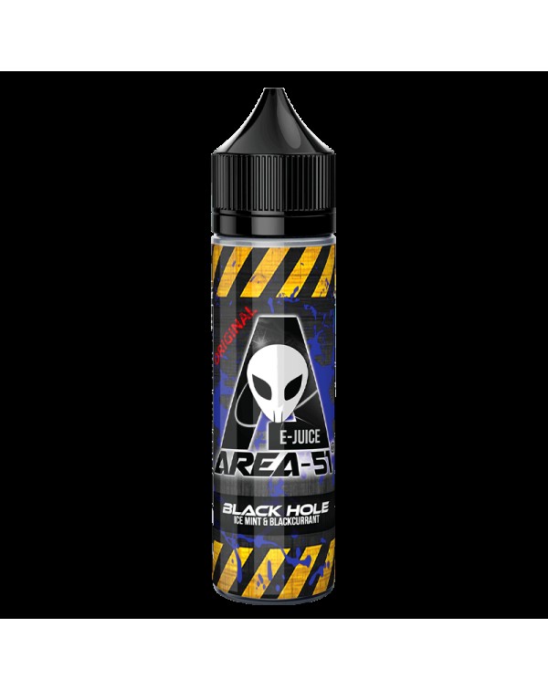 BLACK HOLE E LIQUID BY AREA 51 50ML 50VG