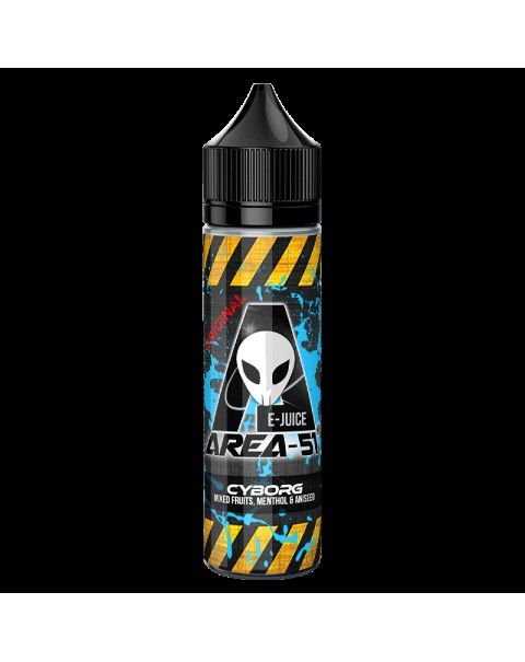 CYBORG E LIQUID BY AREA 51 50ML 50VG