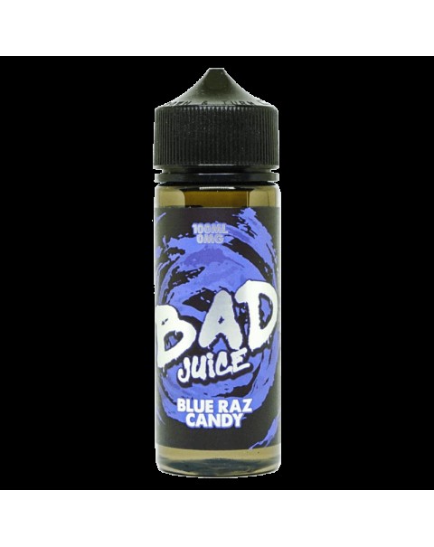 BLUE RAZZ CANDY E LIQUID BY BAD JUICE 100ML 70VG